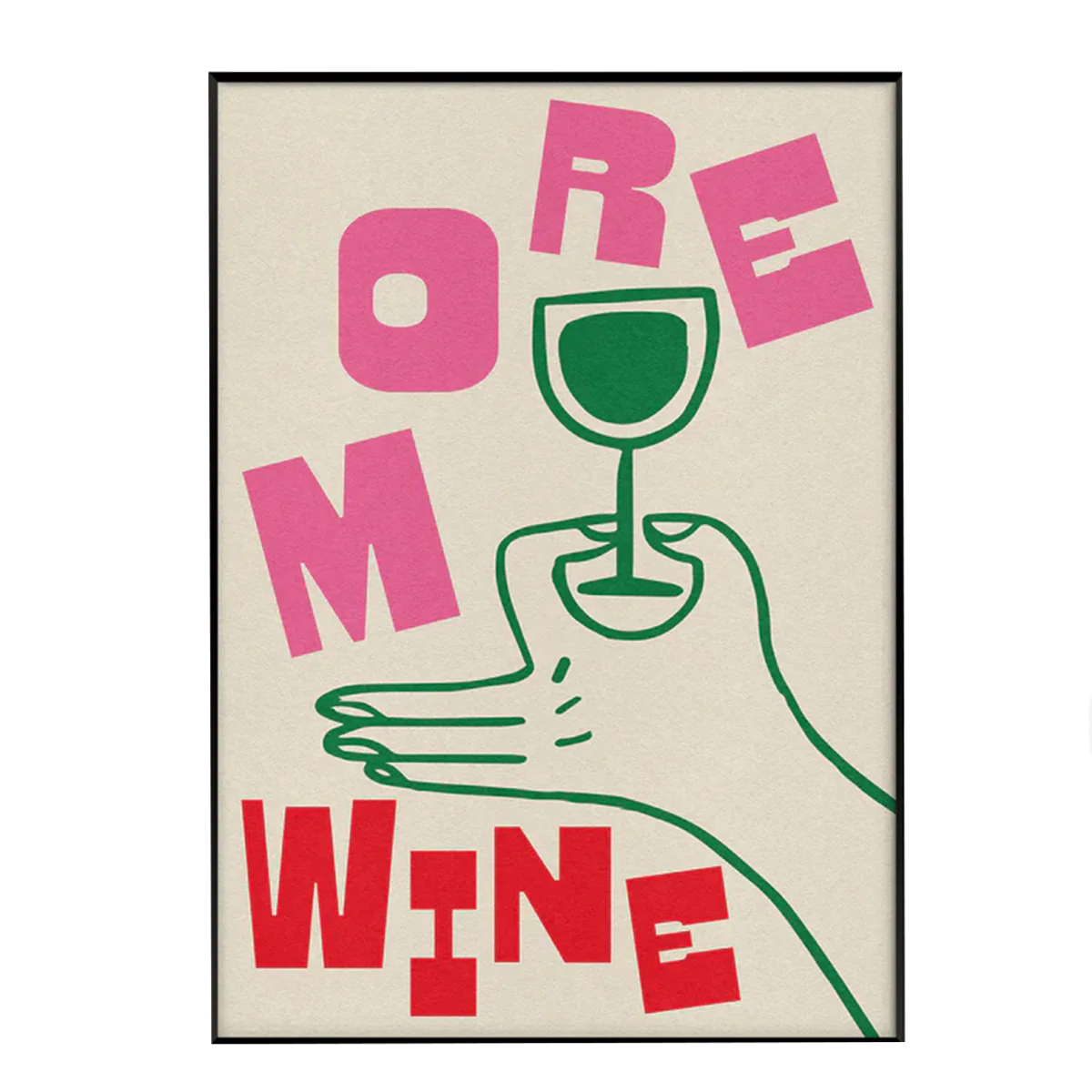 Affiche More Wine