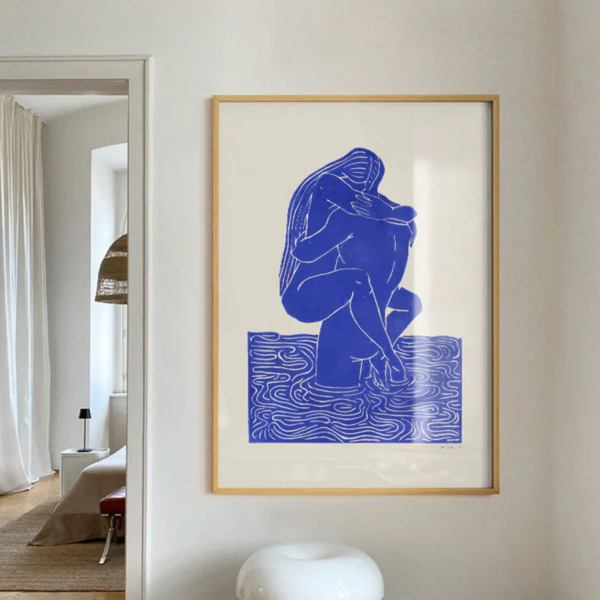 Affiche Maliv One+One=Three – Bleu
